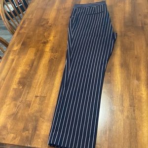 Ann Taylor Devin Fit Stripped Pants-12 T